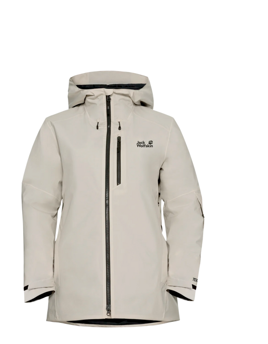 Jack Wolfskin W FLOWLINE 3IN1 JACKET W pale sand XL - PeakStyle
