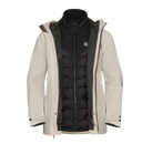 Jack Wolfskin W FLOWLINE 3IN1 JACKET W pale sand XL - PeakStyle