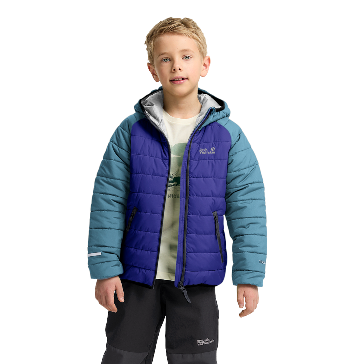 Jack Wolfskin ZENON JKT KIDS – Glow Ink