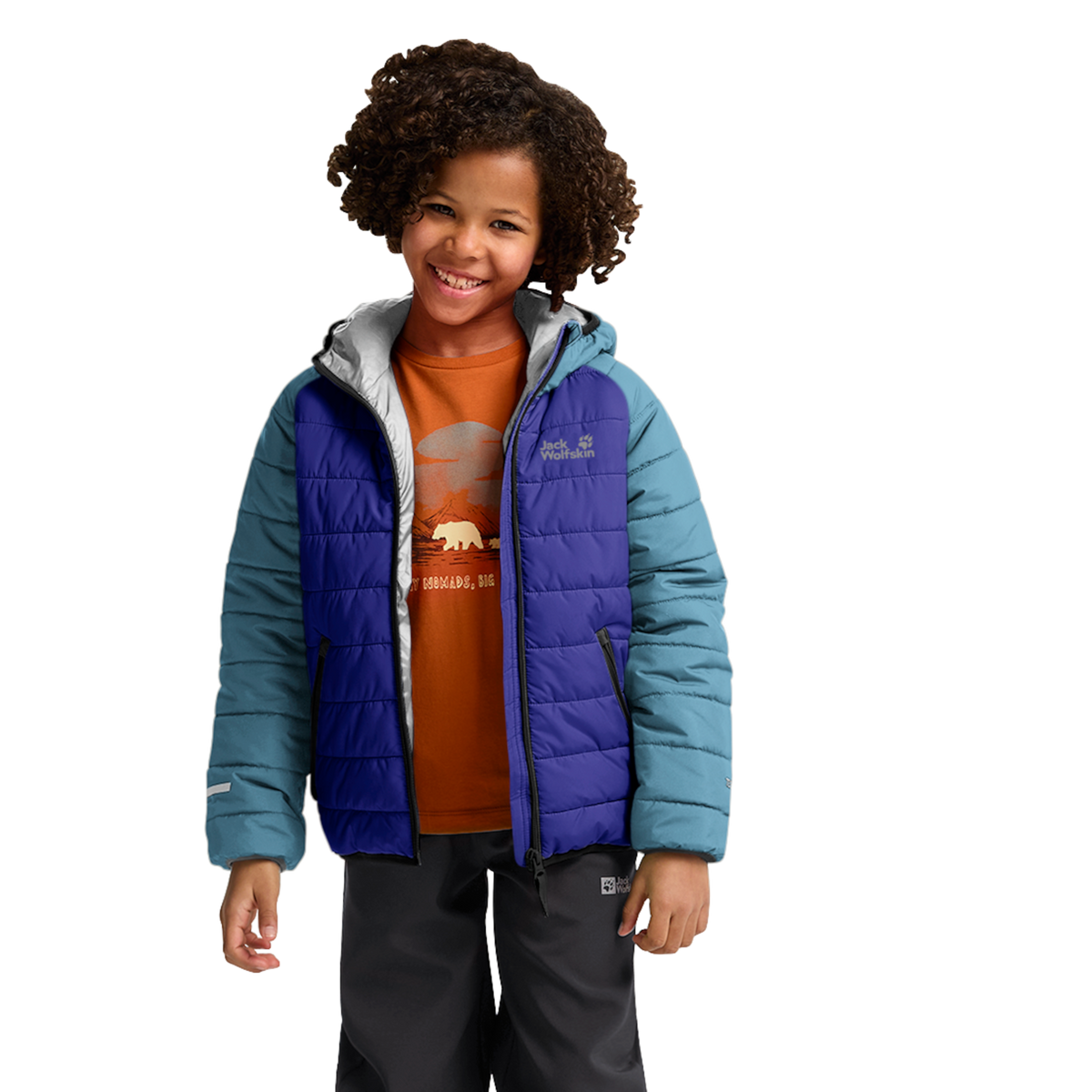 Jack Wolfskin ZENON JKT KIDS – Glow Ink