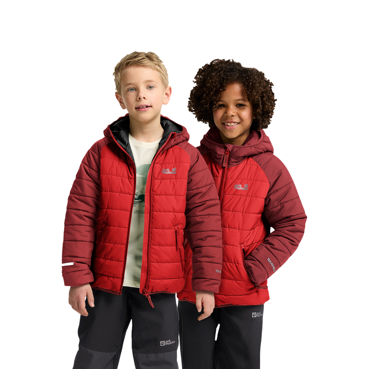 Jack Wolfskin ZENON JKT KIDS – Siren Red
