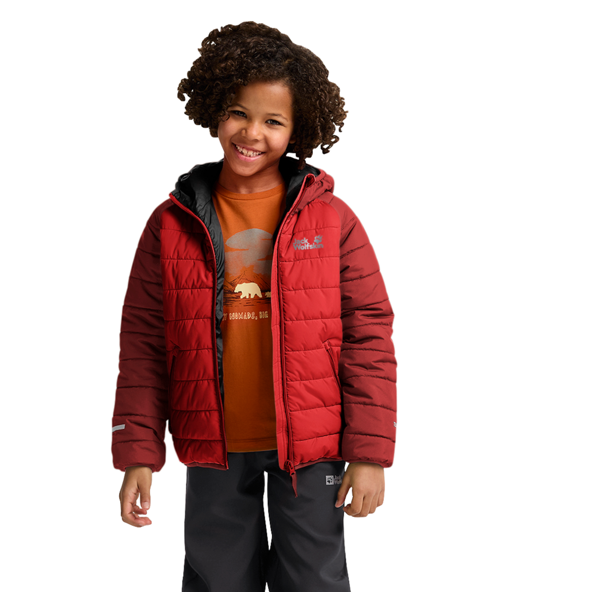 Jack Wolfskin ZENON JKT KIDS – Siren Red