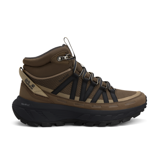 Jack Wolfskin WILD HIKE TEXAPORE MID W Wanderschuhe Damen – Fawn – 1-f100 (A65580/5530)