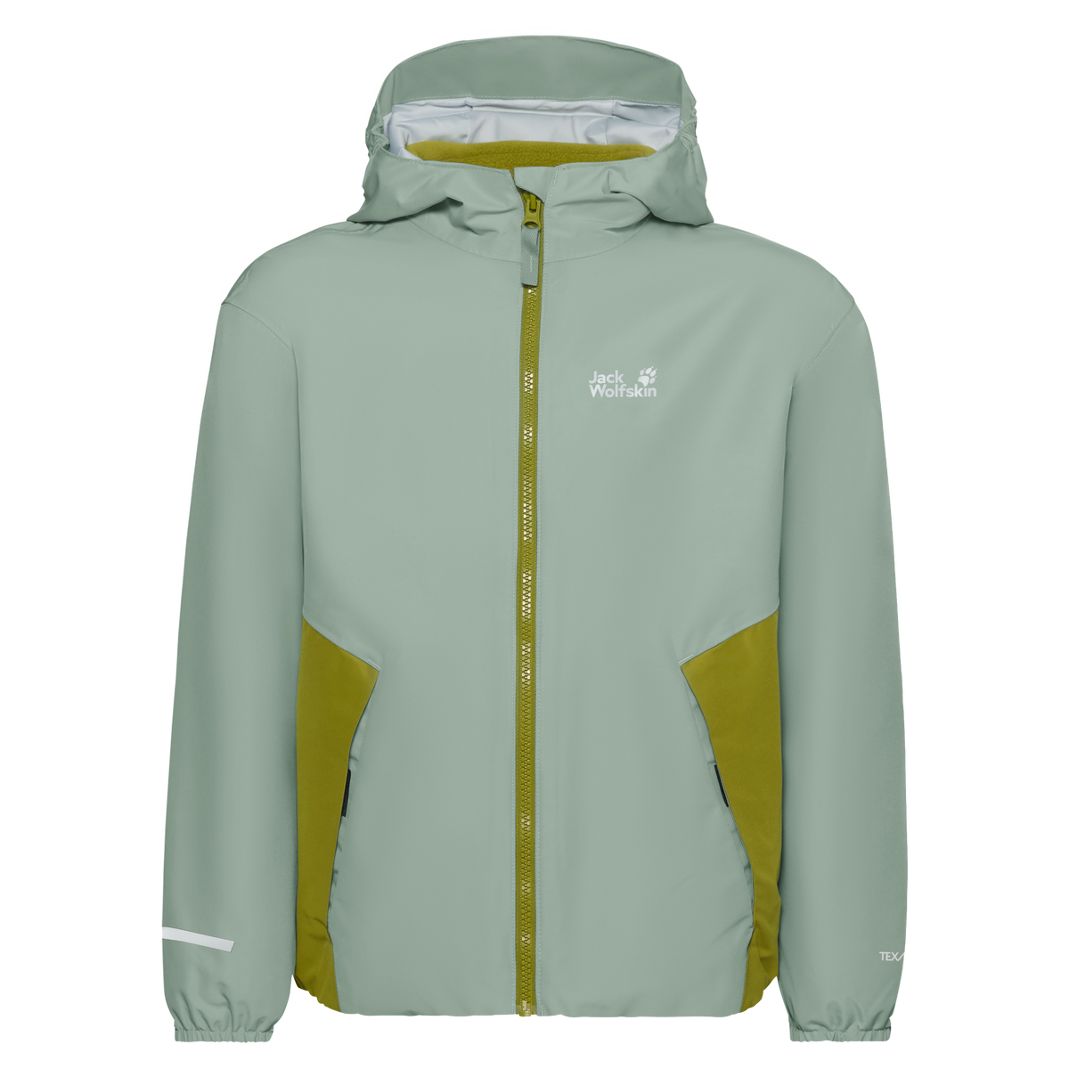 Jack Wolfskin ICELAND 3IN1 Kinder 3-in-1-Jacke – Green Zinnia – Ansicht 1