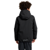 Jack Wolfskin GO GLOW JKT K Kinder Winterjacke Black – Studioaufnahme Rückansicht