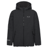 Jack Wolfskin GO GLOW JKT K Kinder Winterjacke Black – Packshot Vorderansicht