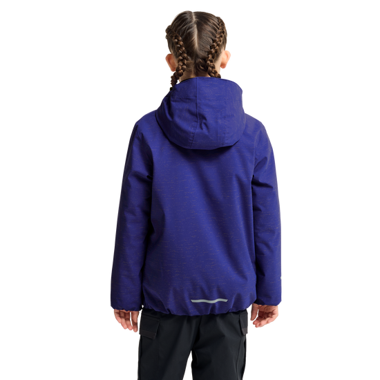 Jack Wolfskin GO GLOW JKT K Kinder Winterjacke Glow Ink – Detailansicht