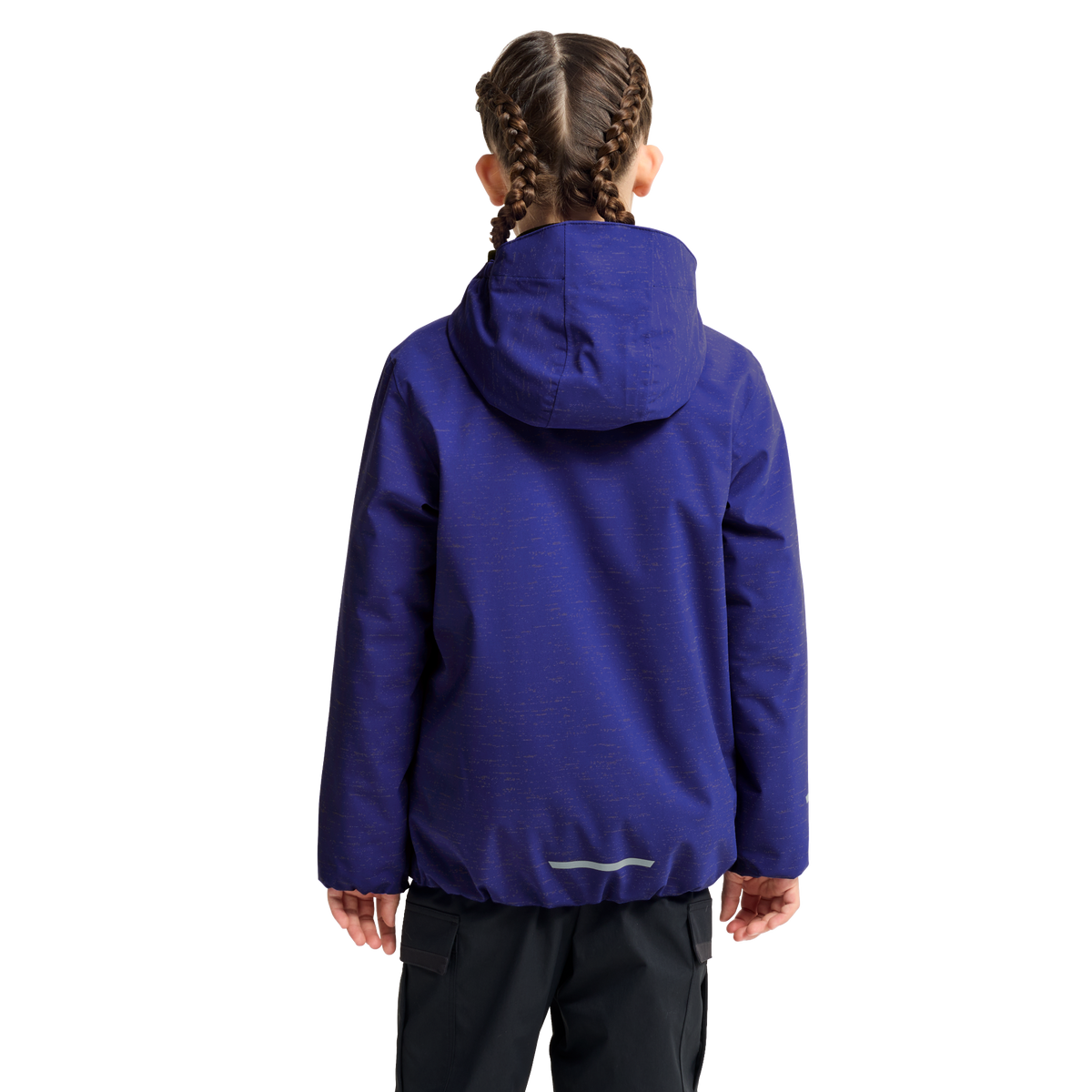 Jack Wolfskin GO GLOW JKT K Kinder Winterjacke Glow Ink – Detailansicht