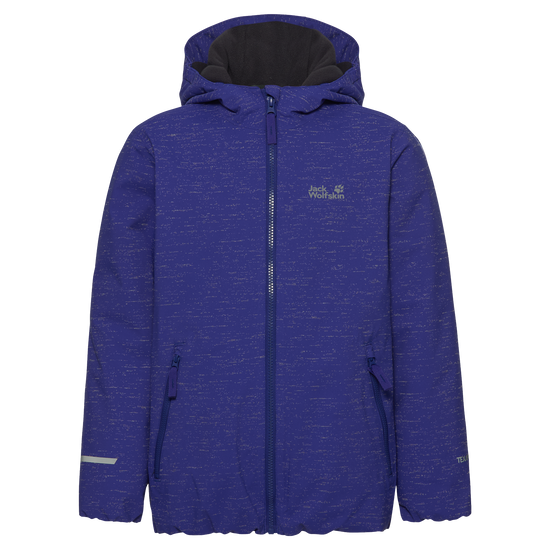 Jack Wolfskin GO GLOW JKT K Kinder Winterjacke Glow Ink – Packshot Vorderansicht