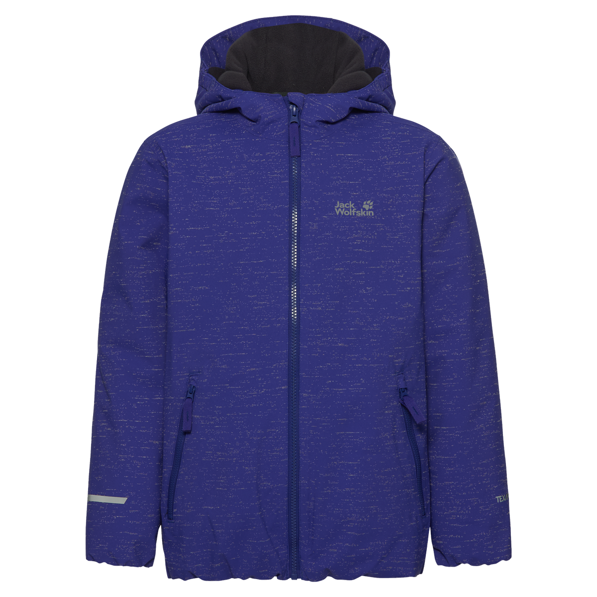 Jack Wolfskin GO GLOW JKT K Kinder Winterjacke Glow Ink – Packshot Vorderansicht