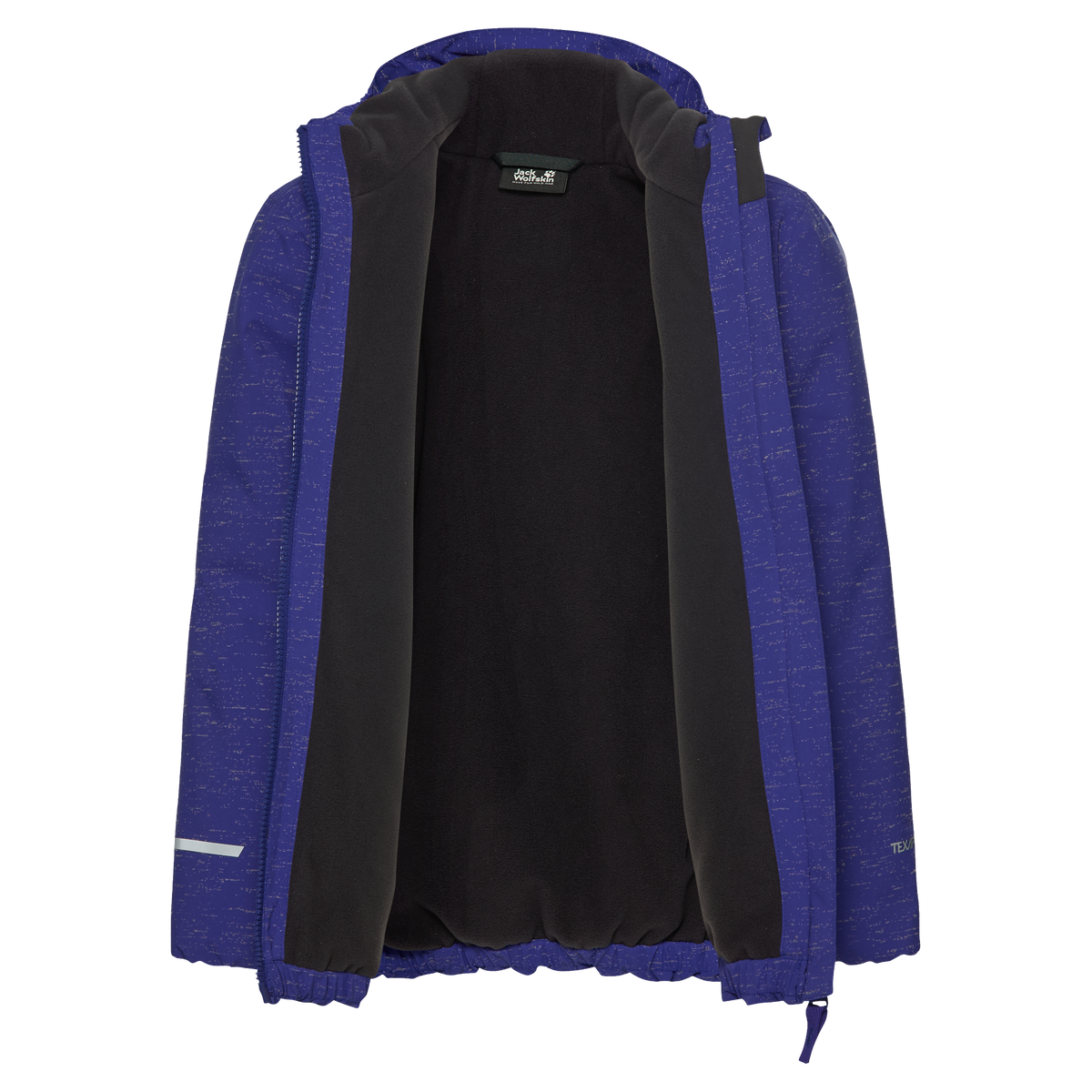 Jack Wolfskin GO GLOW JKT K Kinder Winterjacke Glow Ink – Packshot Rückansicht