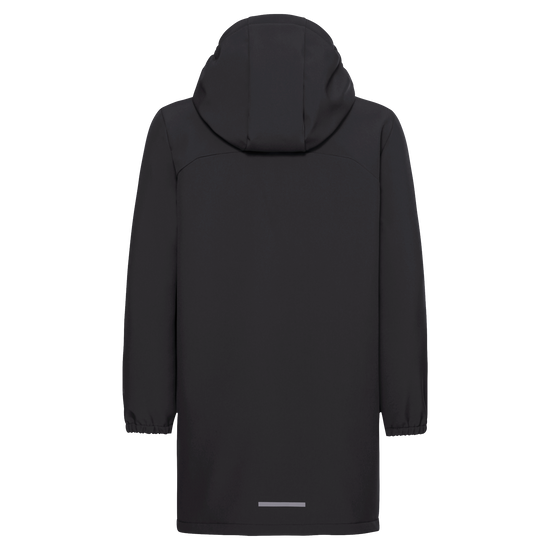 Jack Wolfskin FOURWINDS COAT K Kinder Softshellmantel – Black – Packshot