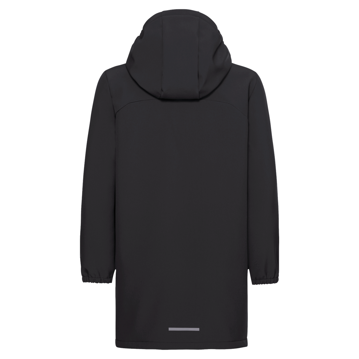 Jack Wolfskin FOURWINDS COAT K Kinder Softshellmantel – Black – Packshot