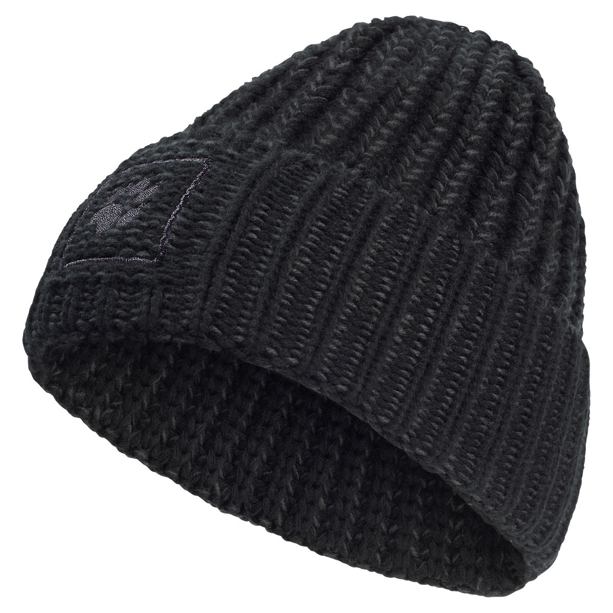 Jack Wolfskin BADGE PAW BEANIE Black Frontansicht