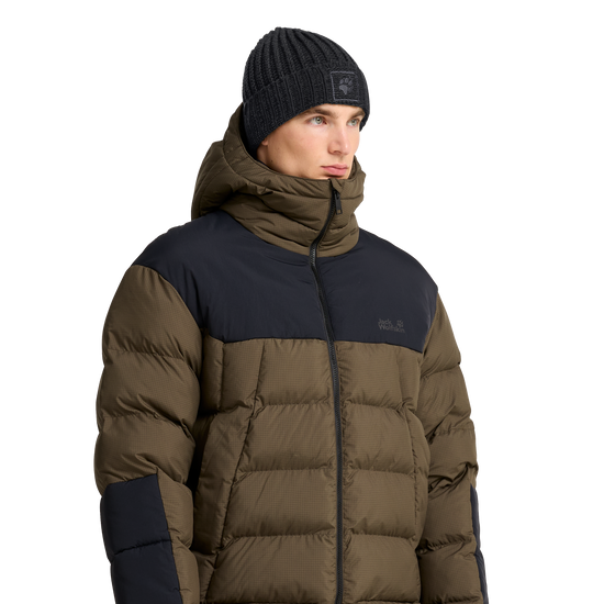 Jack Wolfskin BADGE PAW BEANIE Black Studioansicht 3