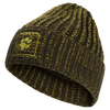 Jack Wolfskin BADGE PAW BEANIE Obsidian Moss Frontansicht