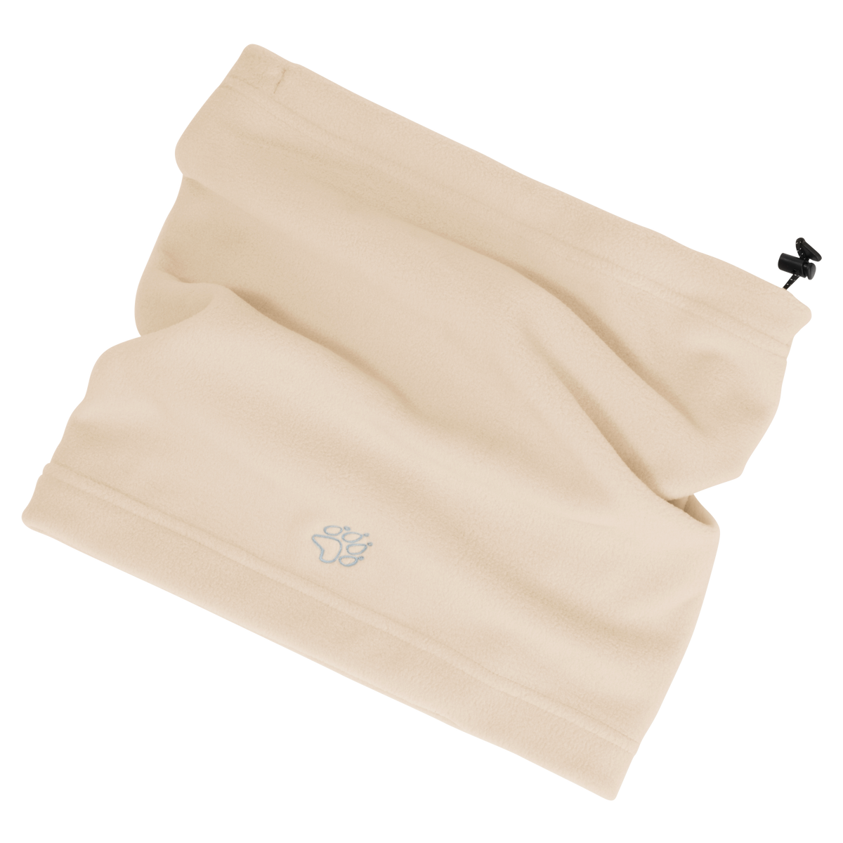 Jack Wolfskin VERTIGO PAW LOOP Unisex Fleece-Schlauchschal Oyster front packshot