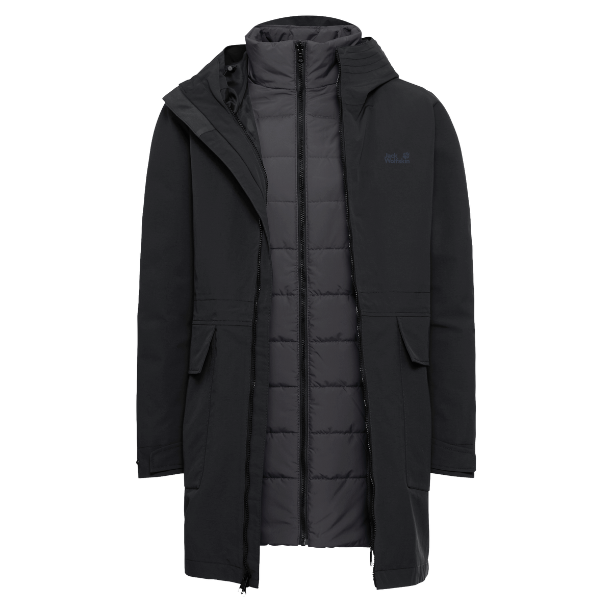 Jack Wolfskin NABUR 3IN1 Mantel Damen