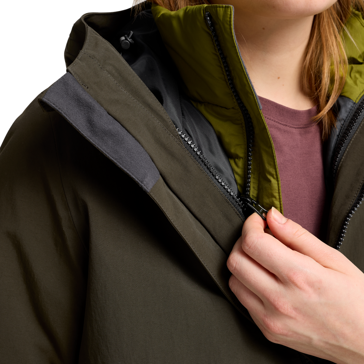 Jack Wolfskin NABUR 3IN1 Mantel Damen