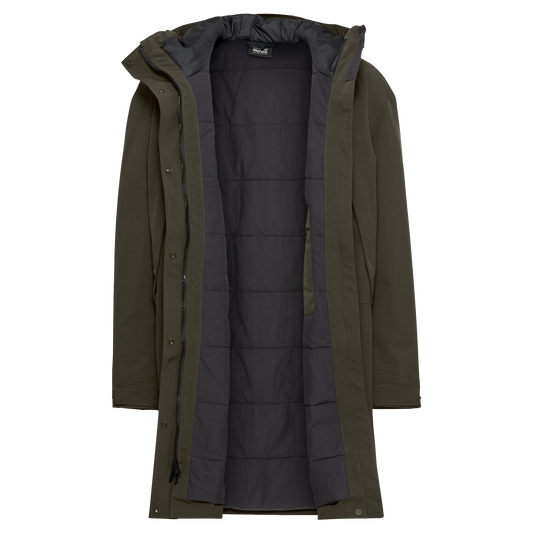 Jack Wolfskin ICE FLARE PARKA W – Obsidian Moss – 9-a105