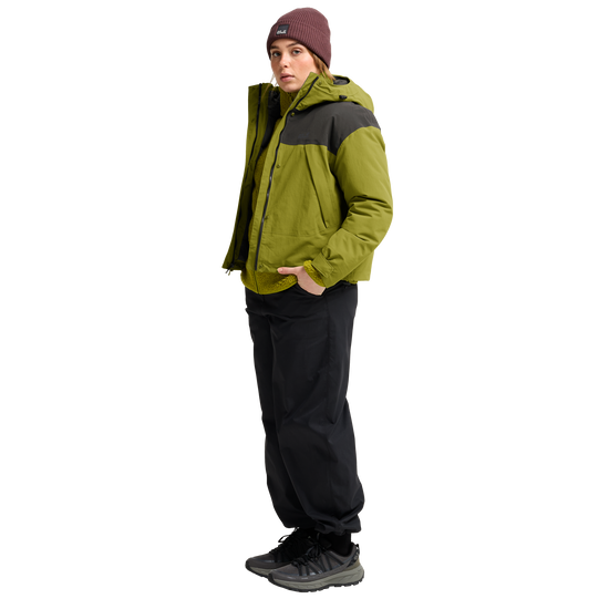 Jack Wolfskin ICE FLARE Isolationsjacke Damen – Khaki Green – 3-ma110