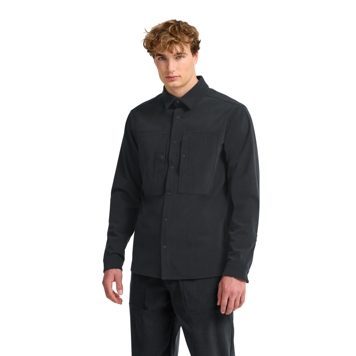 Jack Wolfskin SENSORA SHIRT M Langarmhemd Herren Phantom – Ansicht 5
