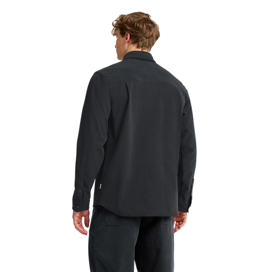 Jack Wolfskin SENSORA SHIRT M Langarmhemd Herren Phantom – Ansicht 6