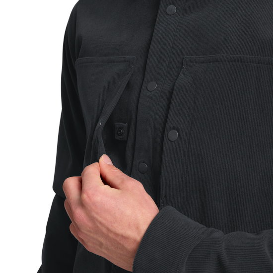 Jack Wolfskin SENSORA SHIRT M Langarmhemd Herren Phantom – Ansicht 4