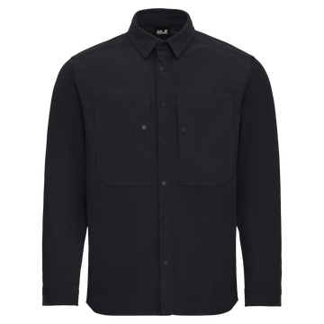 Jack Wolfskin SENSORA SHIRT M Langarmhemd Herren Phantom – Vorderansicht
