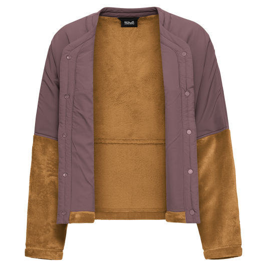 Jack Wolfskin SENSORA HYBRID JKT W Fleecejacke Damen – Peanut