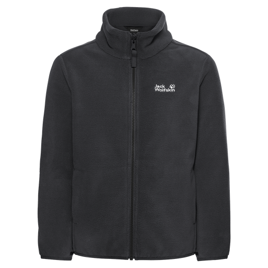 Jack Wolfskin TAUNUS 200 FZ K Kinder Fleecejacke Black 9-a100
