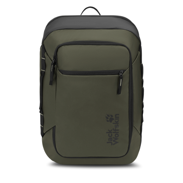 Jack Wolfskin TECTON PACK 30 Tagesrucksack 30 Liter Unisex Rich Olive – Vorderansicht