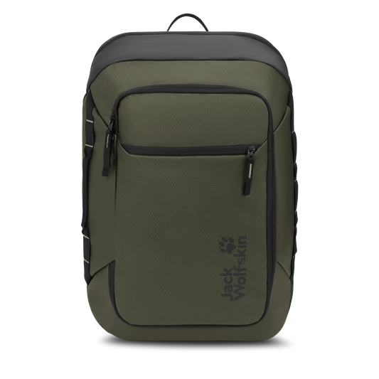 Jack Wolfskin TECTON PACK 30 Tagesrucksack 30 Liter Unisex Rich Olive – Vorderansicht