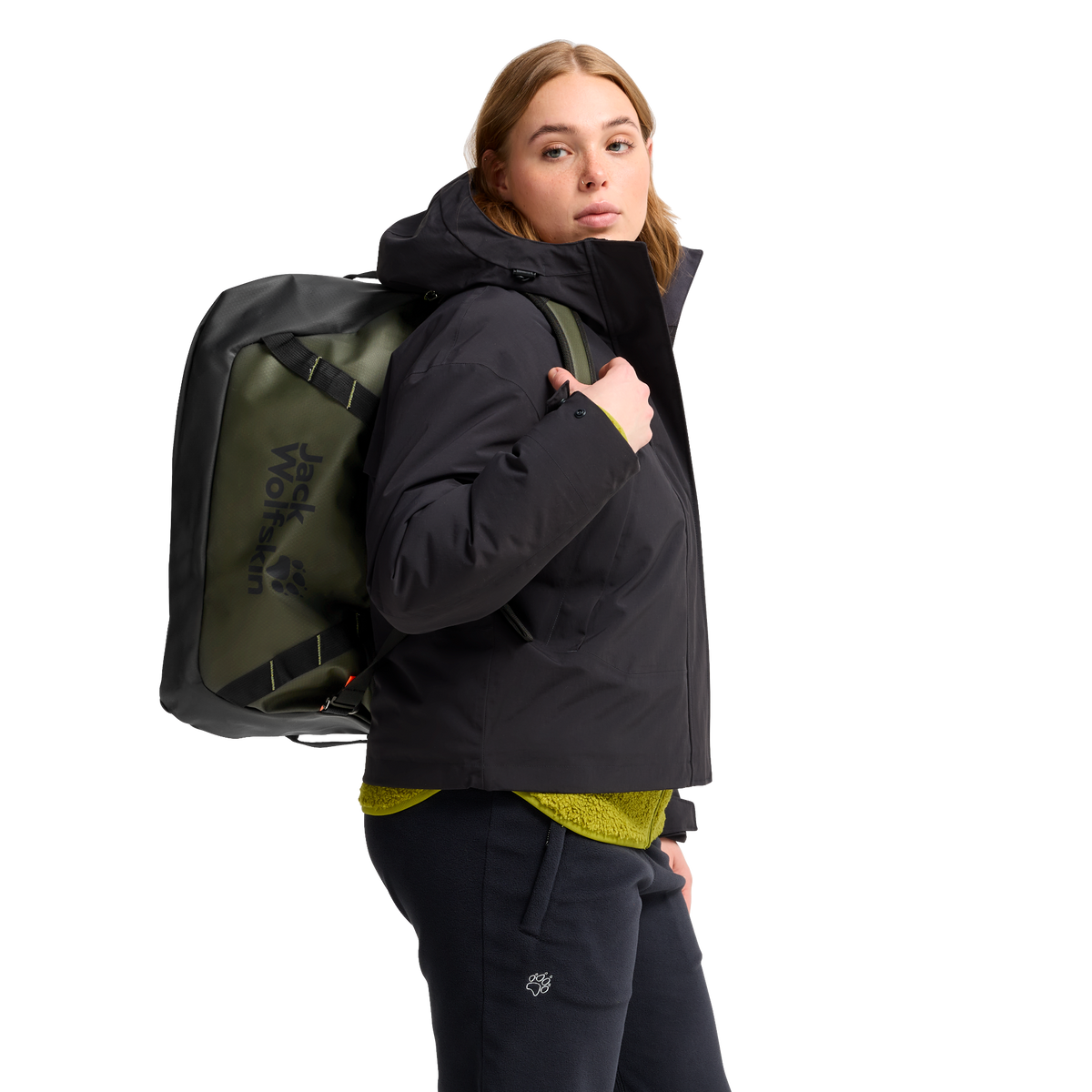 Jack Wolfskin TECTON DUFFLE 35 Rich Olive 2-me110