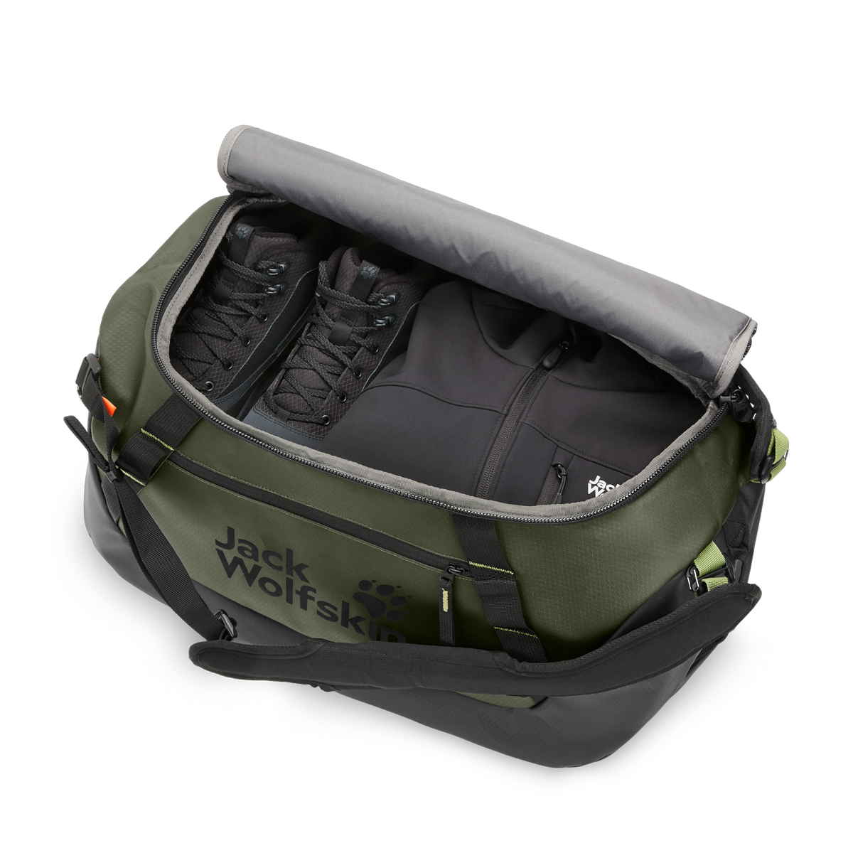 Jack Wolfskin TECTON DUFFLE 35 Rich Olive 9-e140