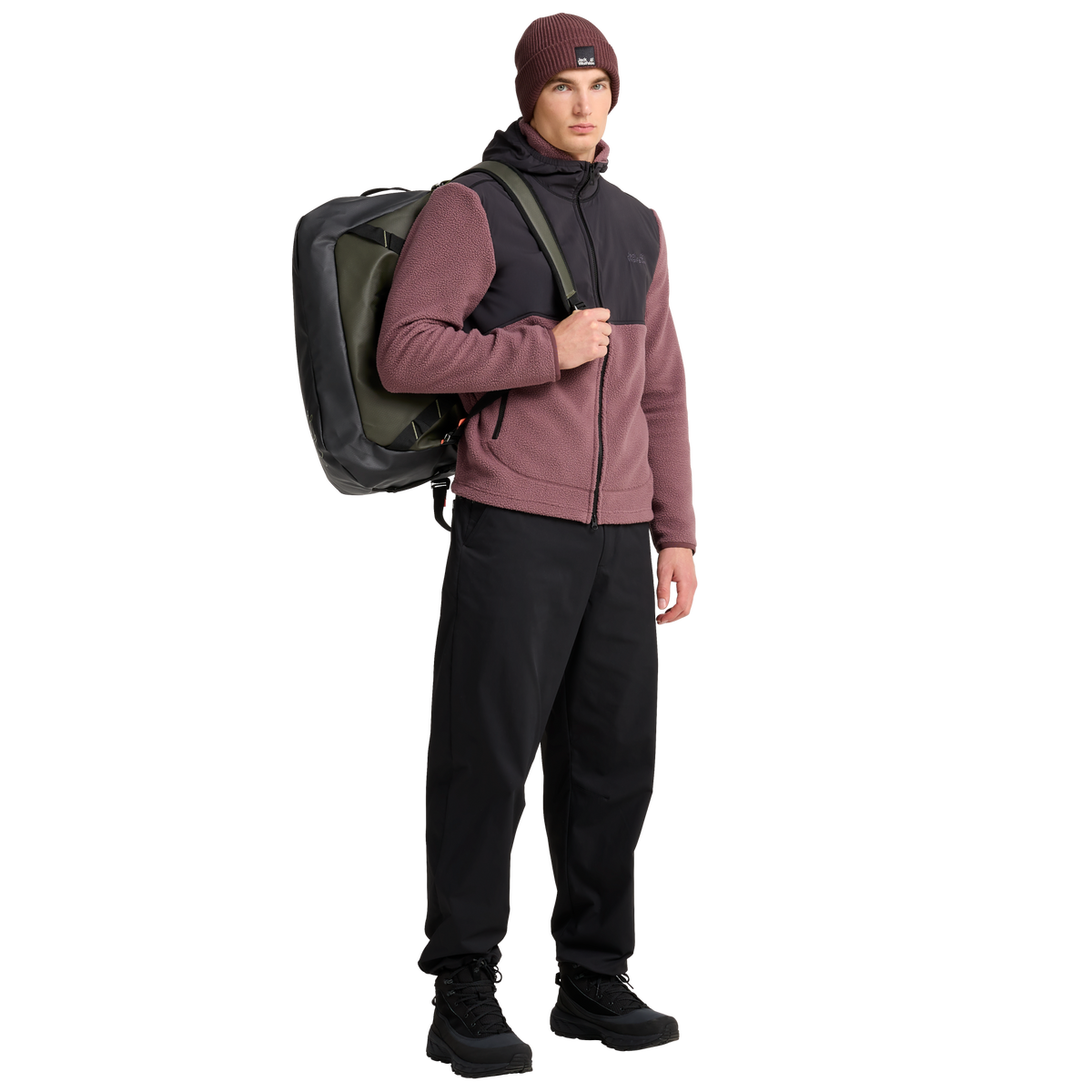 Jack Wolfskin TECTON DUFFLE 45 Rich Olive 3-me120