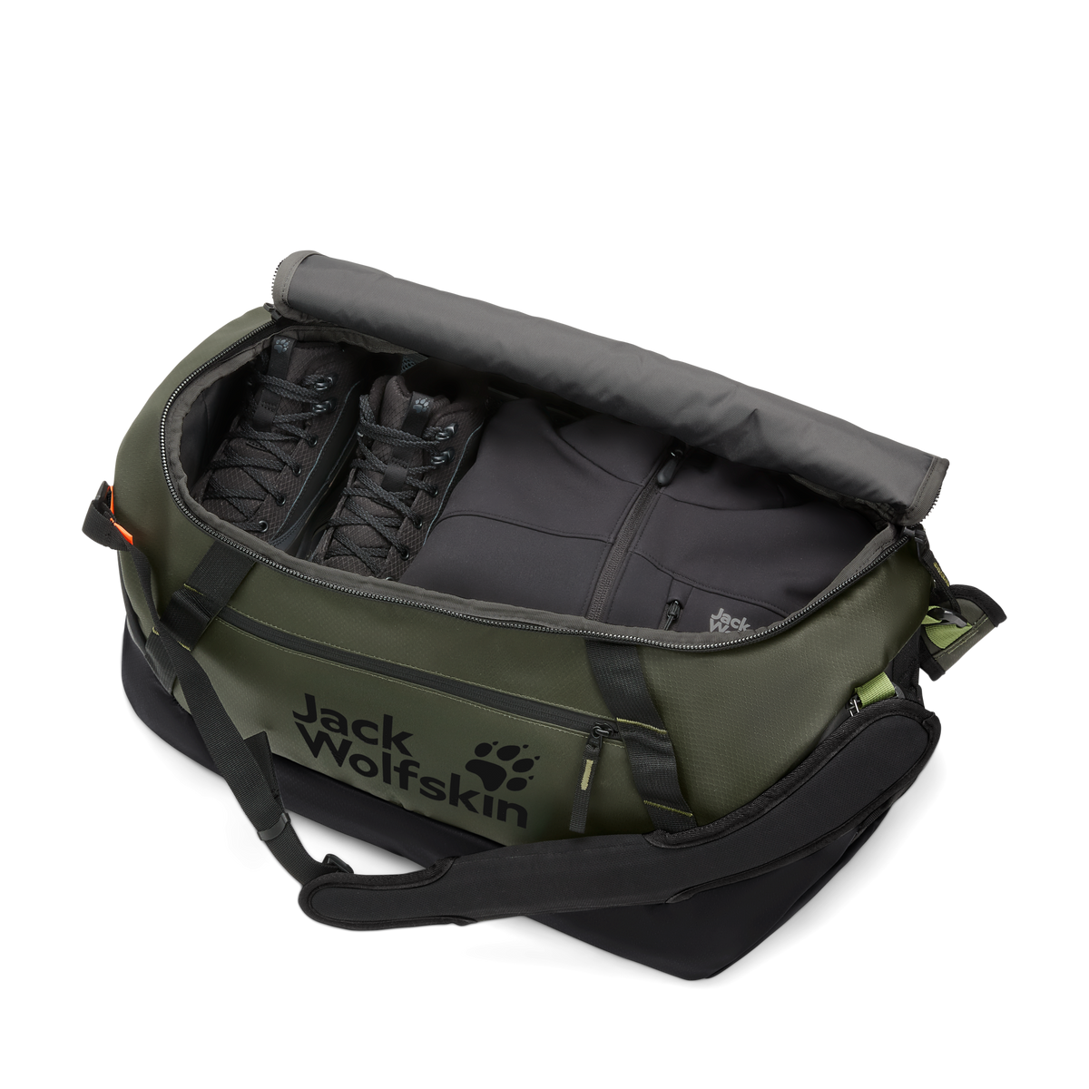 Jack Wolfskin TECTON DUFFLE 45 Rich Olive 9-e140