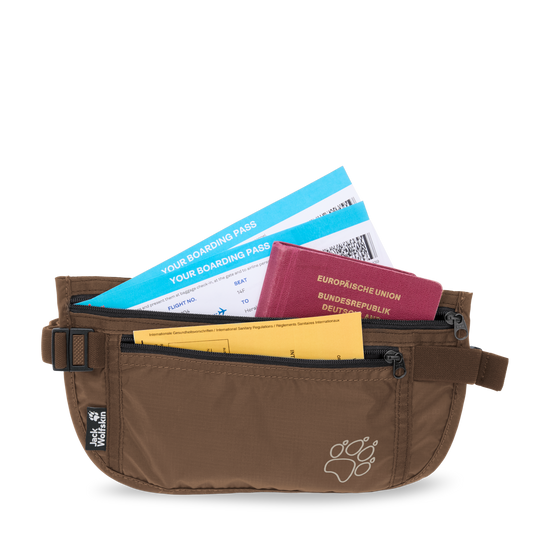 Jack Wolfskin DOCUMENT BELT DE LUXE Bauchtasche Fawn 9-e410