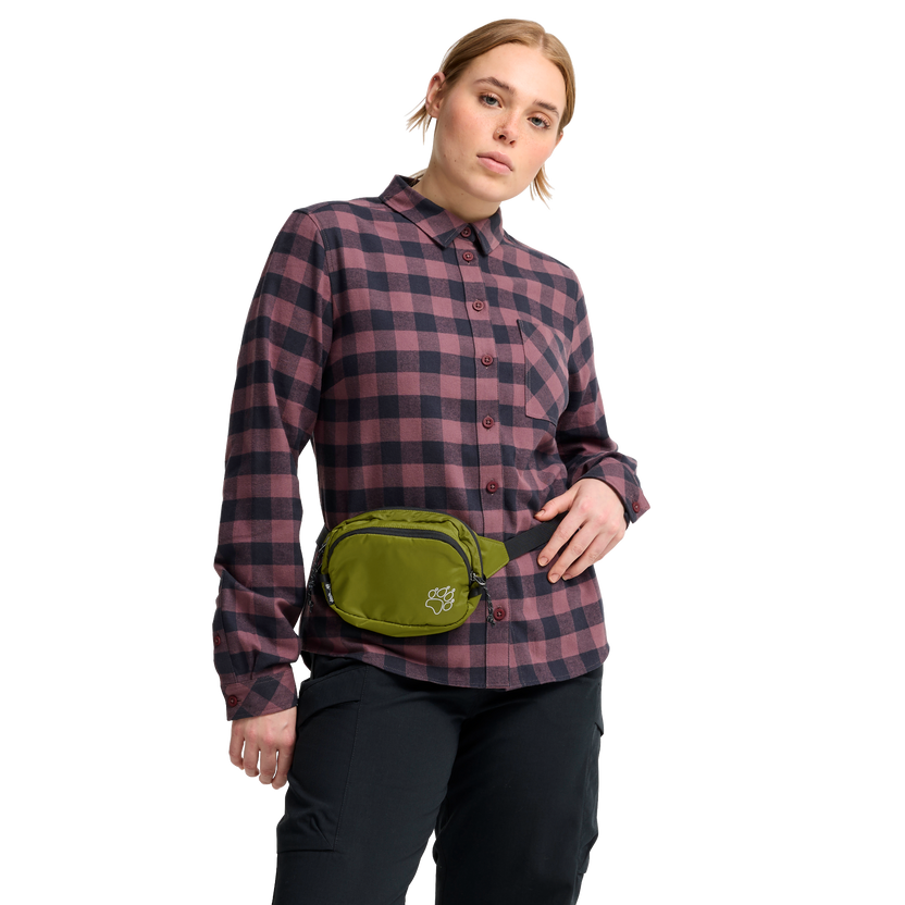 Jack Wolfskin WANDERMOOD HIPBAG Khaki – Studioansicht