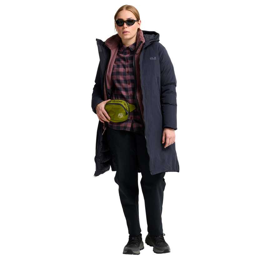 Jack Wolfskin WANDERMOOD HIPBAG Khaki – Studioansicht