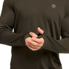 Jack Wolfskin WOOL LS M Herren Langarmshirt – Obsidian Moss – 4-ma125