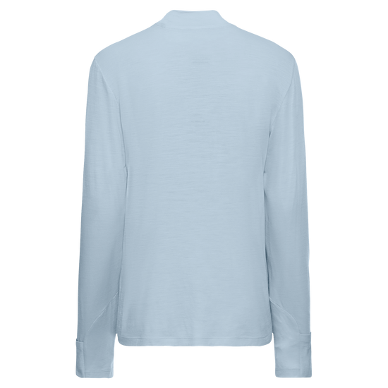 Jack Wolfskin WOOL LS T W Damen Langarmshirt – Crystal Blue – 9-a120