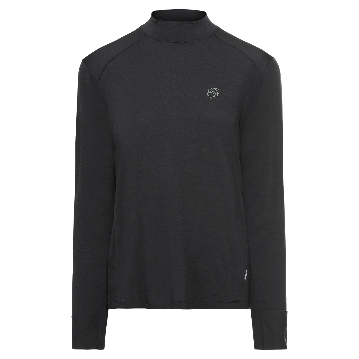 Jack Wolfskin WOOL LS T W Damen Langarmshirt – Phantom – 9-a100