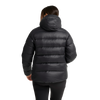 Jack Wolfskin SNOWDRIFT DOWN Damen-Daunenjacke Black – Studioansicht hinten