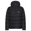Jack Wolfskin SNOWDRIFT DOWN Damen-Daunenjacke Black – Packshot Vorderansicht