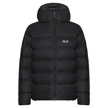 Jack Wolfskin SNOWDRIFT DOWN Damen-Daunenjacke Black – Packshot Vorderansicht