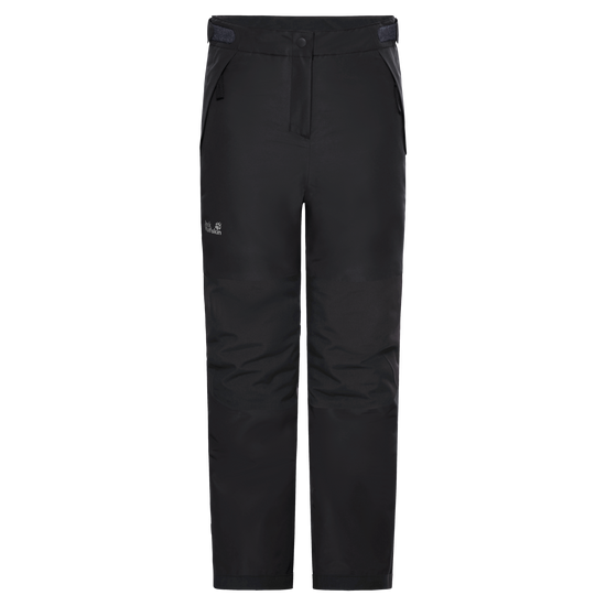 Jack Wolfskin SNOWFLASH PANTS K Kinder Winterhose Black – Packshot Rückansicht 9-a190