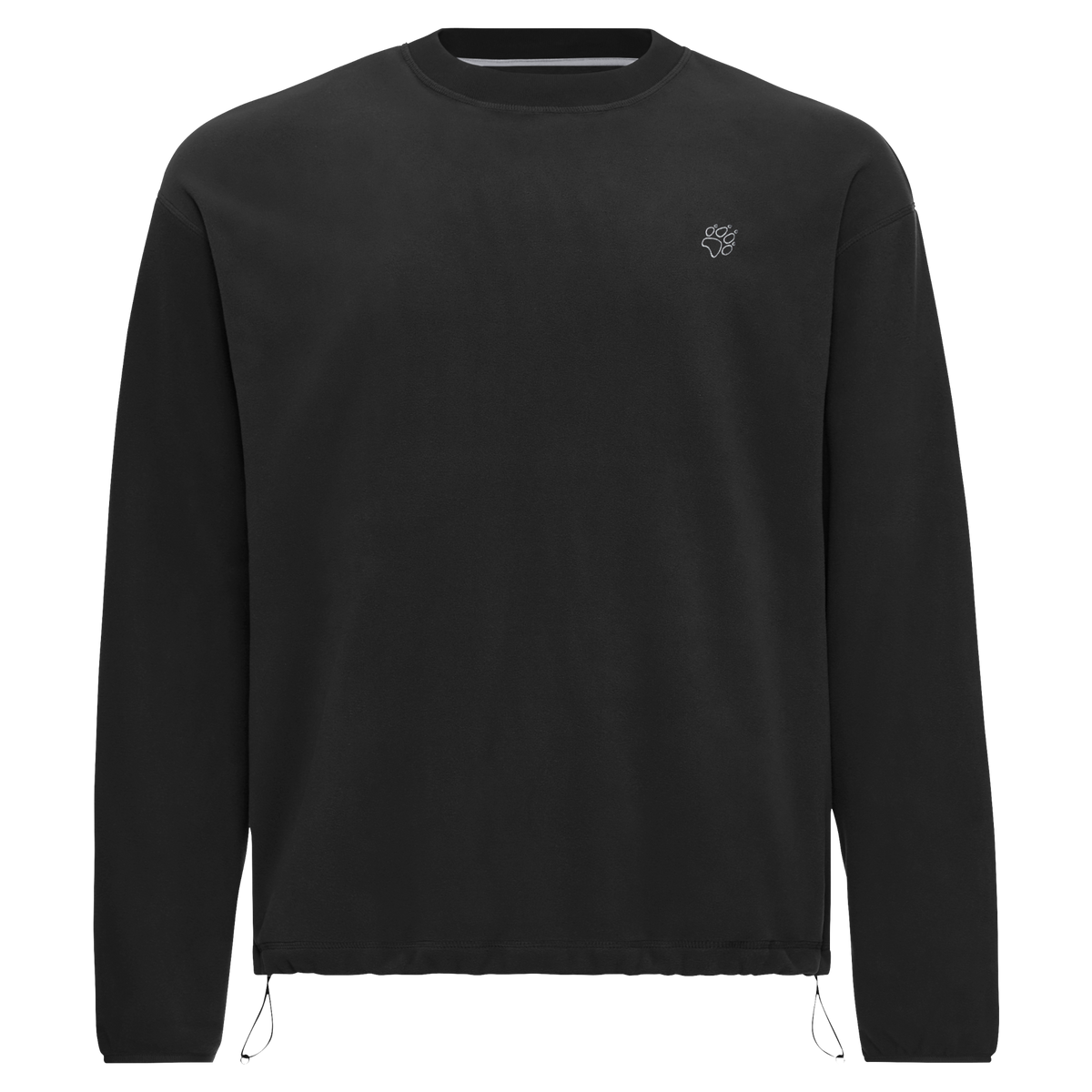 Jack Wolfskin SOLACE CREWNECK Unisex Fleecepullover Black 9-a100
