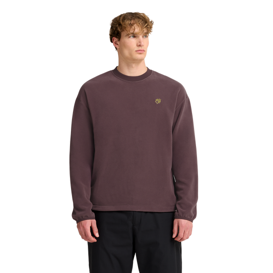 Jack Wolfskin SOLACE CREWNECK Unisex Fleecepullover Sheer Plum 1-ma100