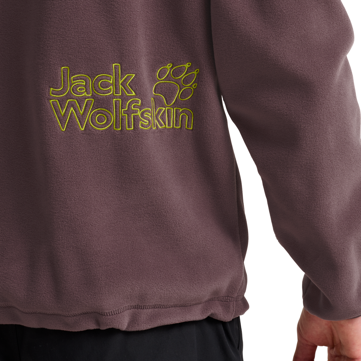 Jack Wolfskin SOLACE CREWNECK Unisex Fleecepullover Sheer Plum 4-ma130
